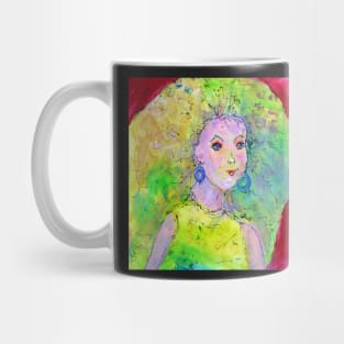 Green Hair Don't Care Mug